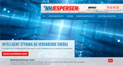 Desktop Screenshot of nhjespersen.dk